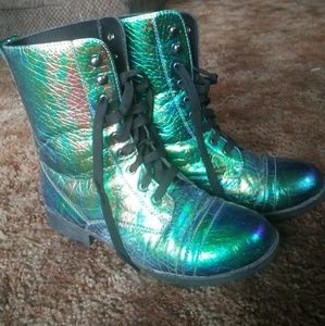 mermaid combat boots